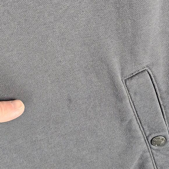 North Face Hoodie Mens Medium Pullover Knit Drawstring Big Back Logo Hiking - Picture 6 of 12